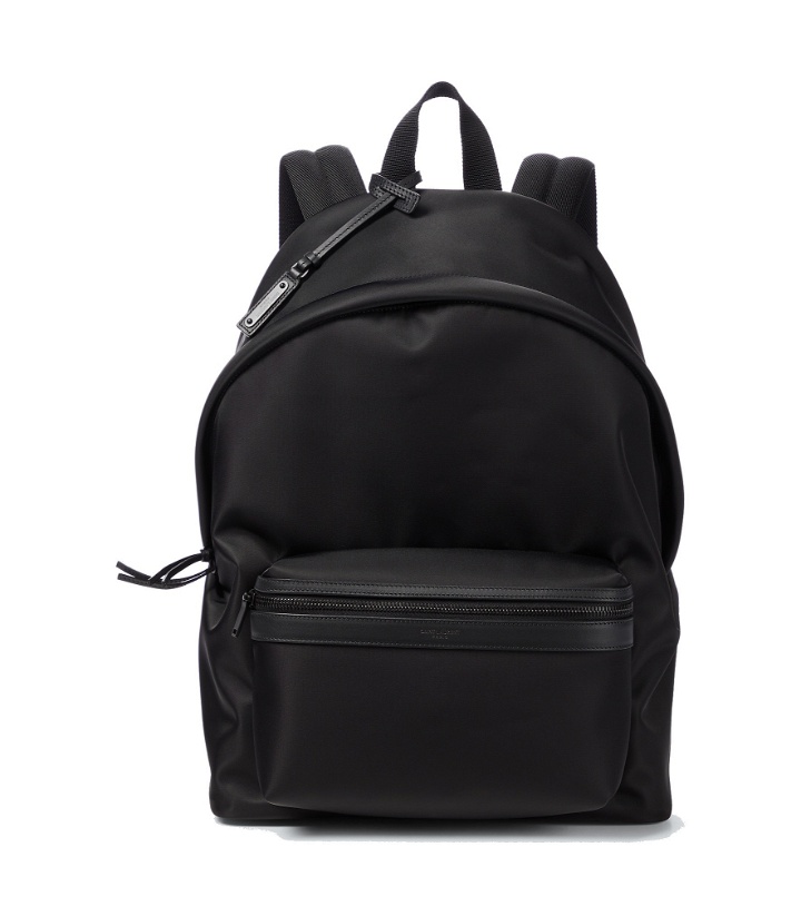 Photo: Saint Laurent - Nylon and leather City backpack