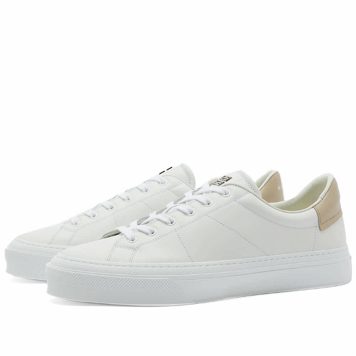 Photo: Givenchy Men's City Sport Sneakers in White/Beige
