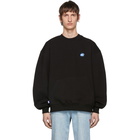 ADER error Black Stone Logo Sweatshirt