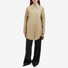 Jil Sander Women's Shirt in Khaki Green