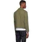 Harris Wharf London Green Overshirt Jacket