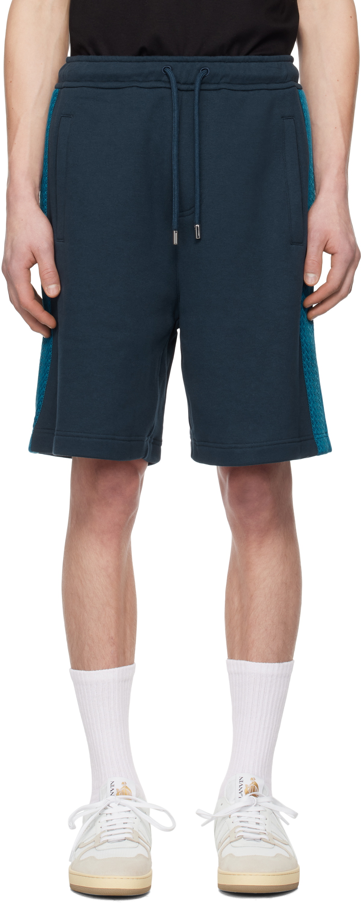 Lanvin Blue Curb Side Shorts