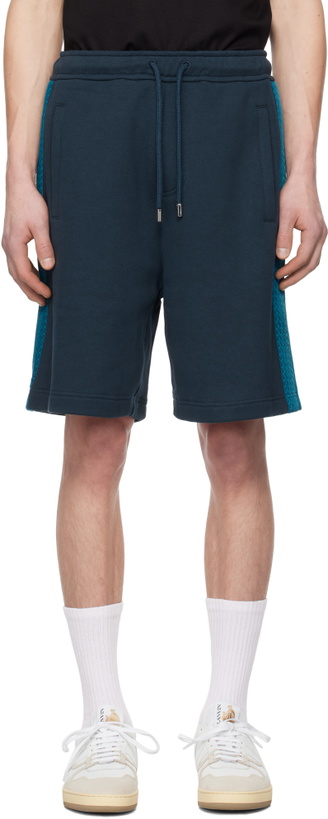 Photo: Lanvin Blue Curb Side Shorts