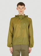 Windbreaker Hooded Jacket in Green