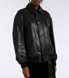 Nour Hammour Toyen leather blouson jacket