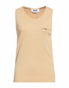 Msgm Womens Tank top in Beige