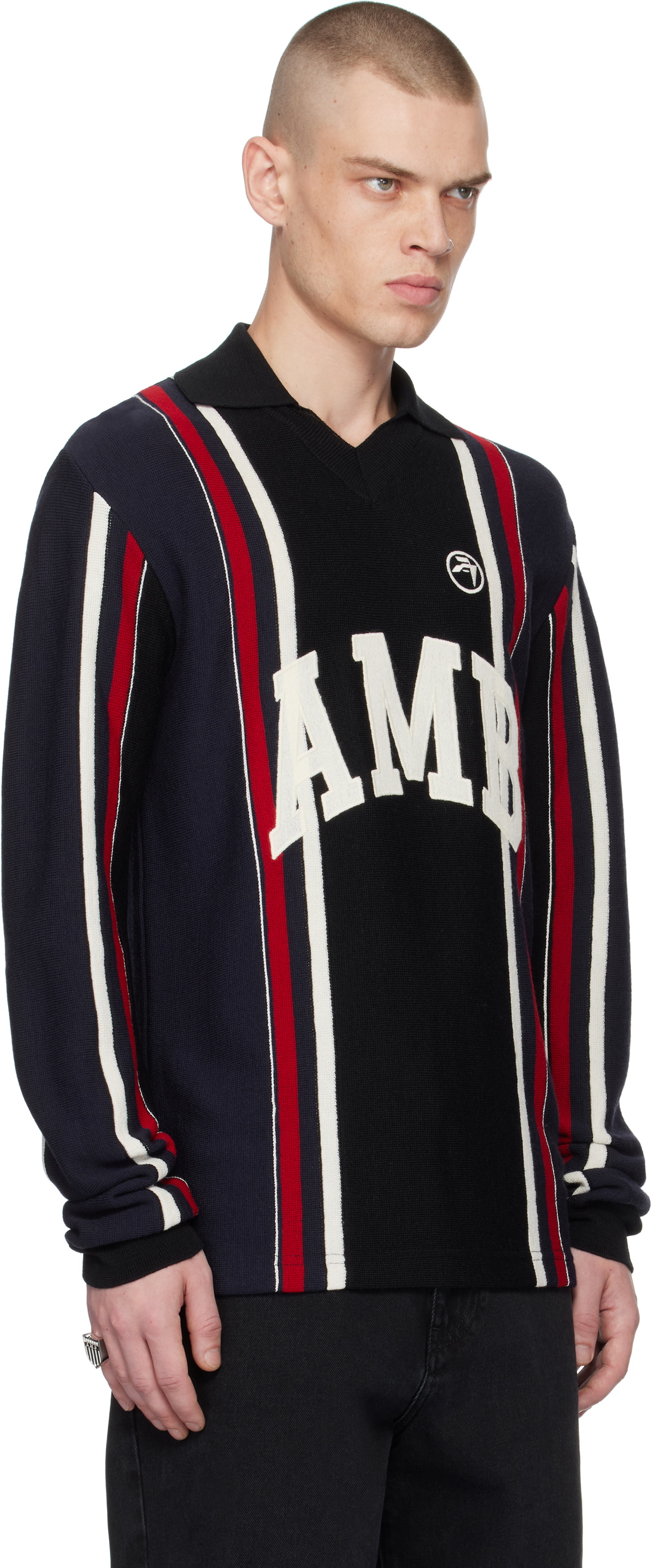 AMBUSH Multicolor Long Sleeve Embroidered Polo