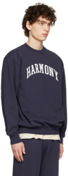 Harmony Navy Sael University Sweatshirt