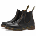 Dr. Martens Men's Vintage 2976 Chelsea Boot - Made in England in Vintage Black Quilon