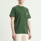 Randy's Garments Men's Randy’s Garments INC. Logo Pocket T-Shirt in Dark Green