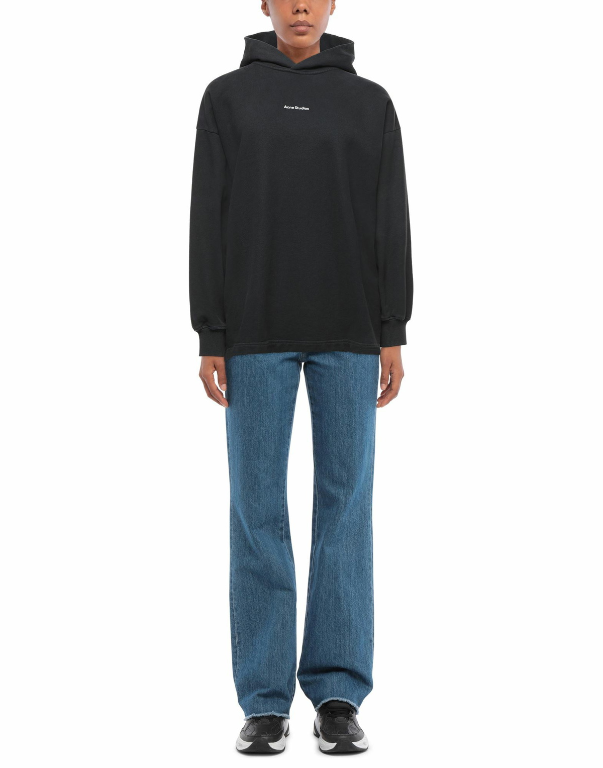 Acne Studios Womens Sweatshirt in Black