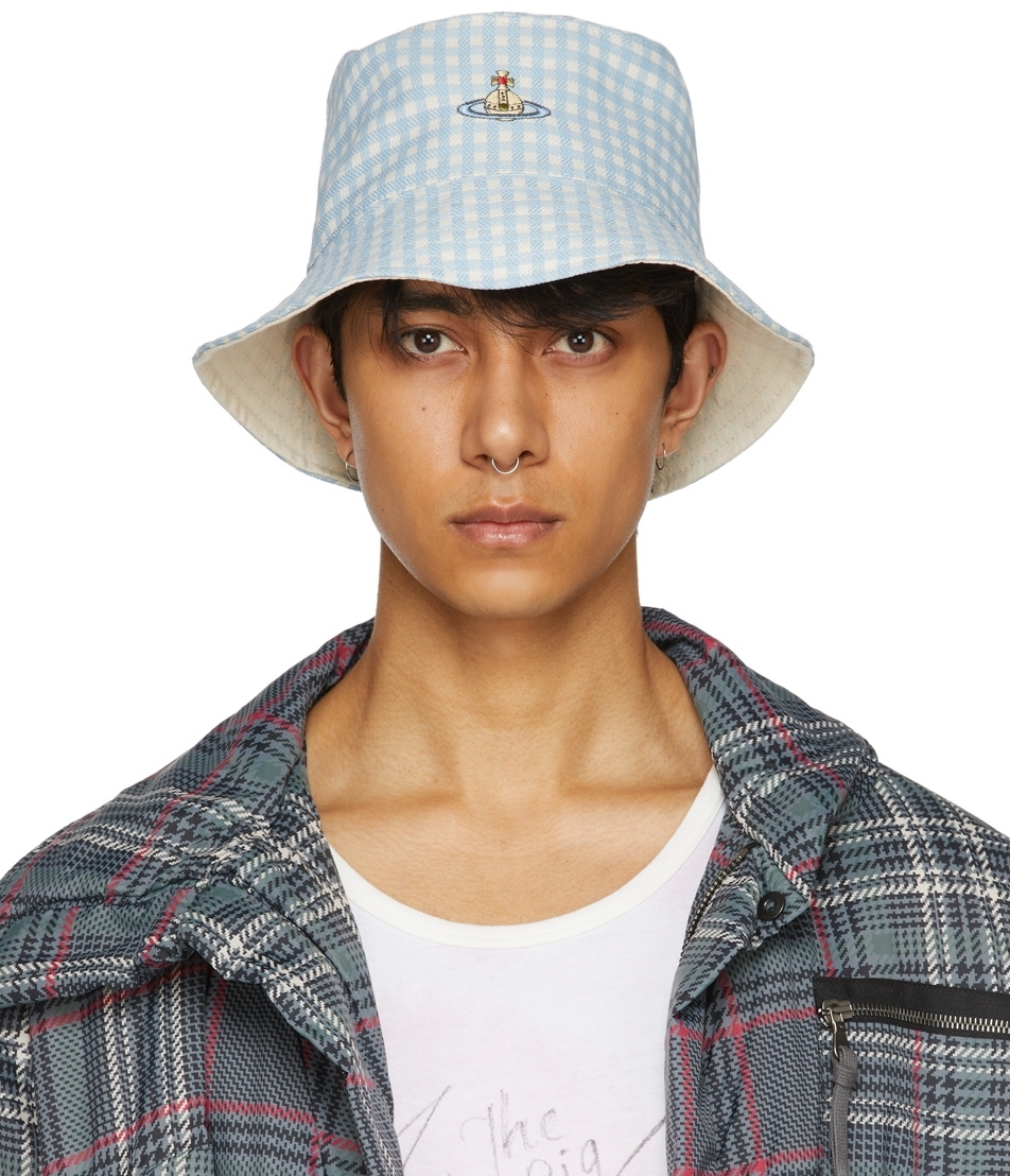 Vivienne Westwood Blue Patsy Bucket Hat Vivienne Westwood