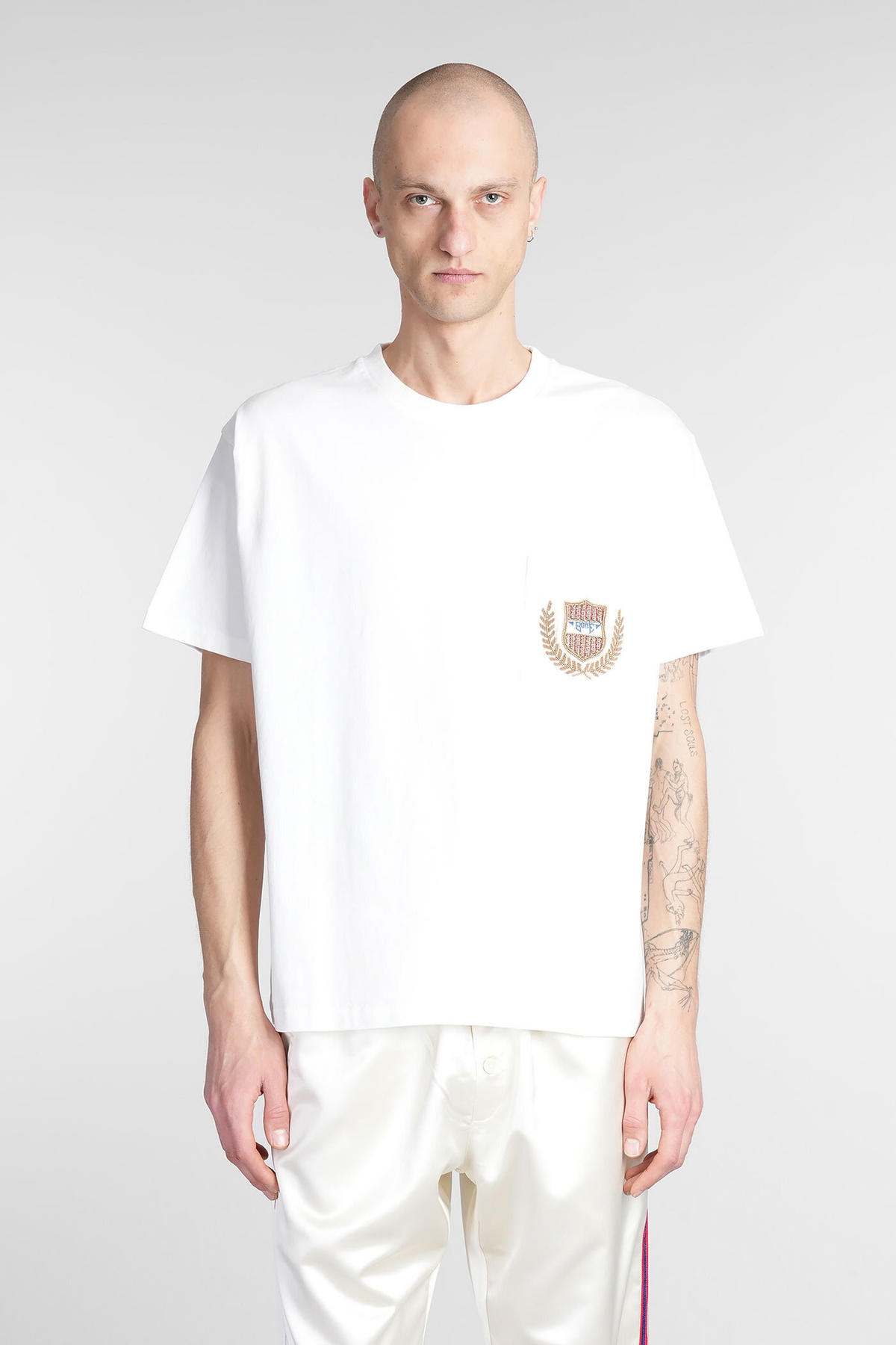 Bode T-shirt In White Cotton Bode