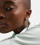 Yvonne Léon Marguerite 9kt white gold single earring with diamonds and citrines