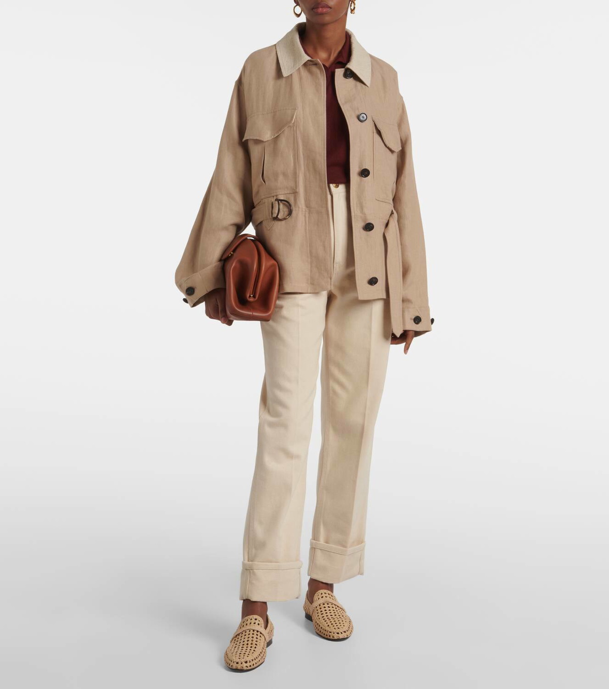 Loro Piana Garey high-rise straight jeans