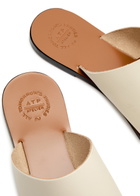 Atp Atelier Rosa Leather Thong Sandals White