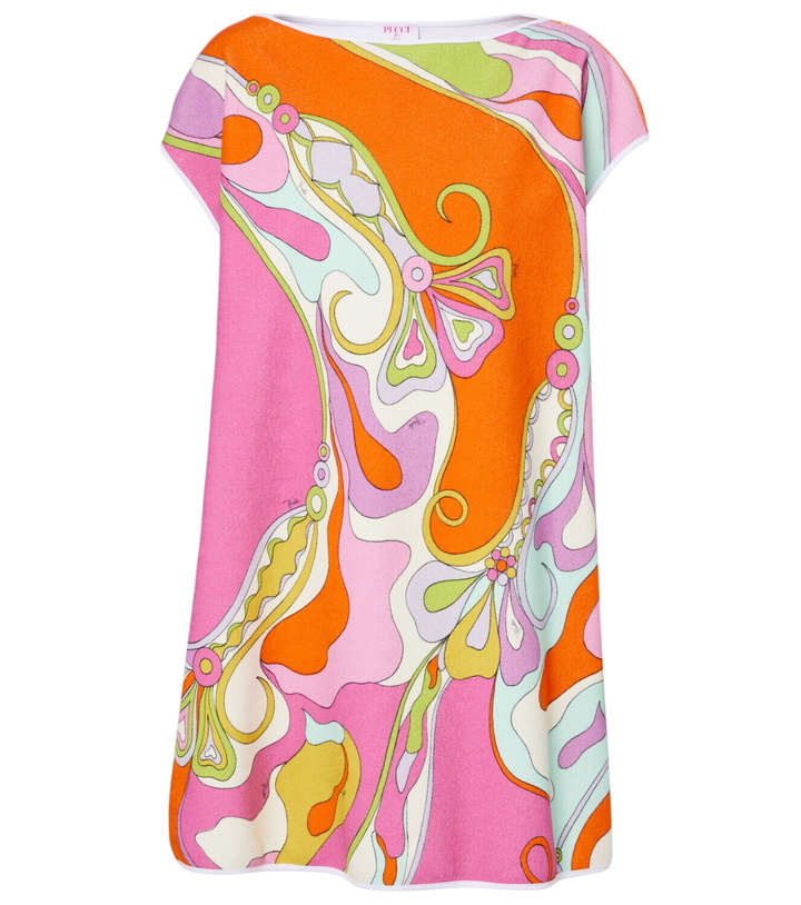 Photo: Pucci Orchidee cotton-blend terry minidress