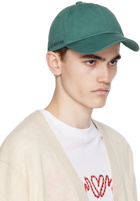 Acne Studios Green Embroidered Cap