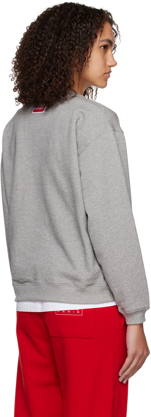 Kenzo Gray Cotton Sportswear