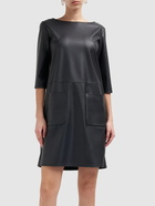 MAX MARA - Baiocco Faux Leather Mini Dress