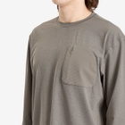 Hiking Patrol Men's Long Sleeve T-Shirt in Grey
