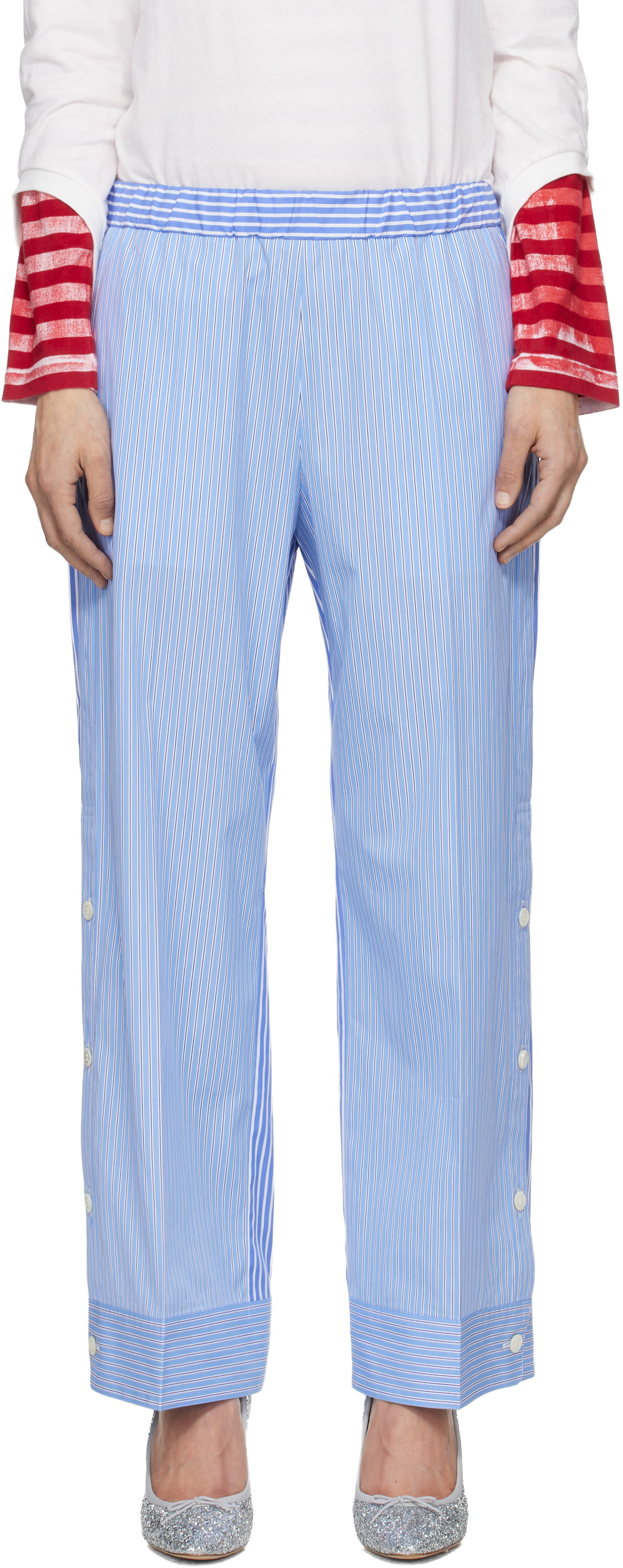 UNDERCOVER Blue UP1F1508-1 Trousers