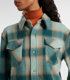 God's True Cashmere Checked cashmere overshirt