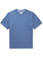DOPPIAA - Aaktion Cotton-Jersey T-Shirt - Blue