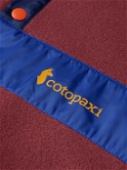 Cotopaxi - Teca Colour-Block Taffeta-Trimmed Fleece Sweatshirt - Red