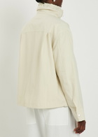 Studio Nicholson Anorak High-neck Cotton Jacket Beige