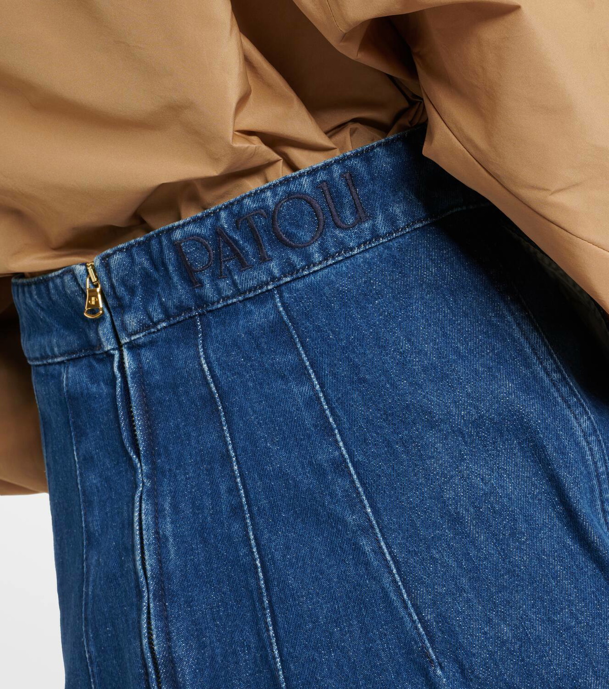 Patou Denim maxi skirt