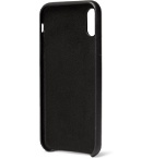 Fendi - Logo-Detailed Leather iPhone X Case - Black