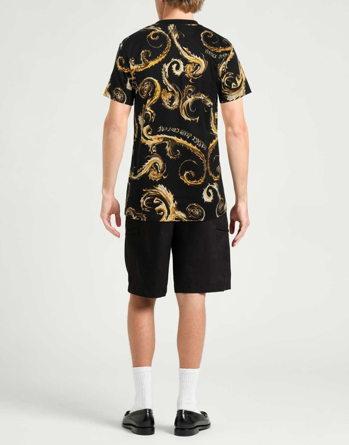 Versace Jeans Couture Mens T-shirt in Black