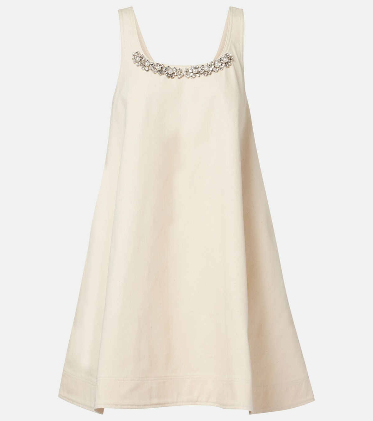 Simone Rocha Embellished cotton minidress