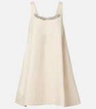 Simone Rocha Embellished cotton minidress