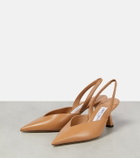 Jimmy Choo Maryanne 65 leather slingback pumps