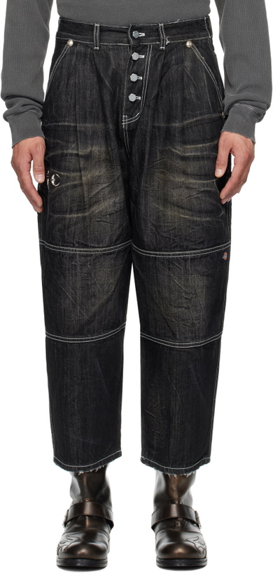 Photo: Thug Club Black Dickies Edition Double Knee Jeans
