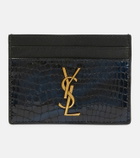 Saint Laurent - Monogram patent leather card holder