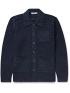 Inis Meáin - Donegal Merino Wool and Cashmere-Blend Chore Jacket - Blue