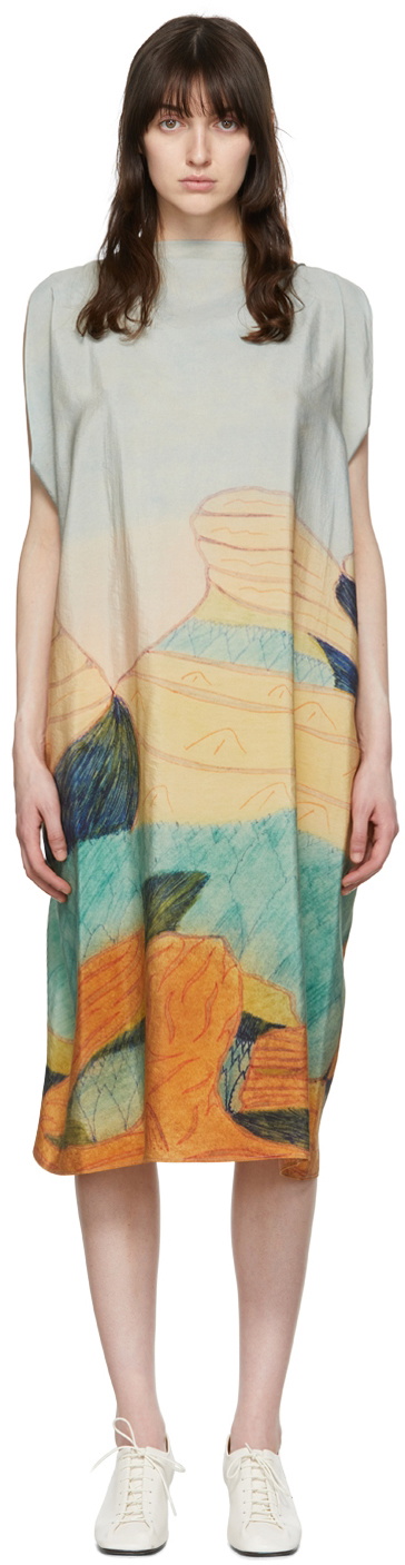 Lemaire Multicolor Joseph Yoakum Edition Midi Dress Lemaire