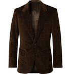 Kingsman - Brown Slim-Fit Cotton-Blend Corduroy Suit Jacket - Brown