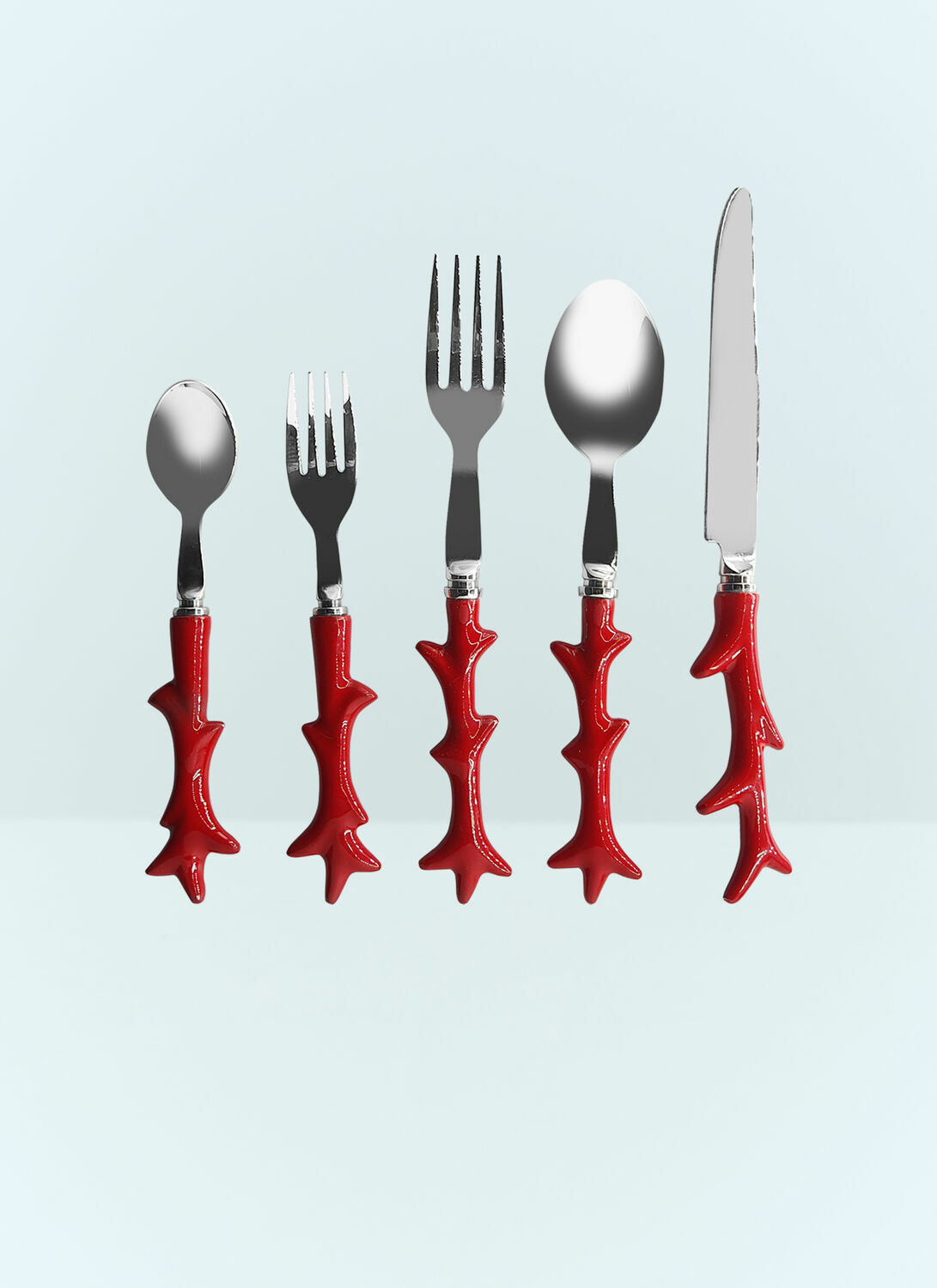 Les-Ottomans Coral Cutlery Set