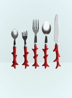 Les-Ottomans Coral Cutlery Set