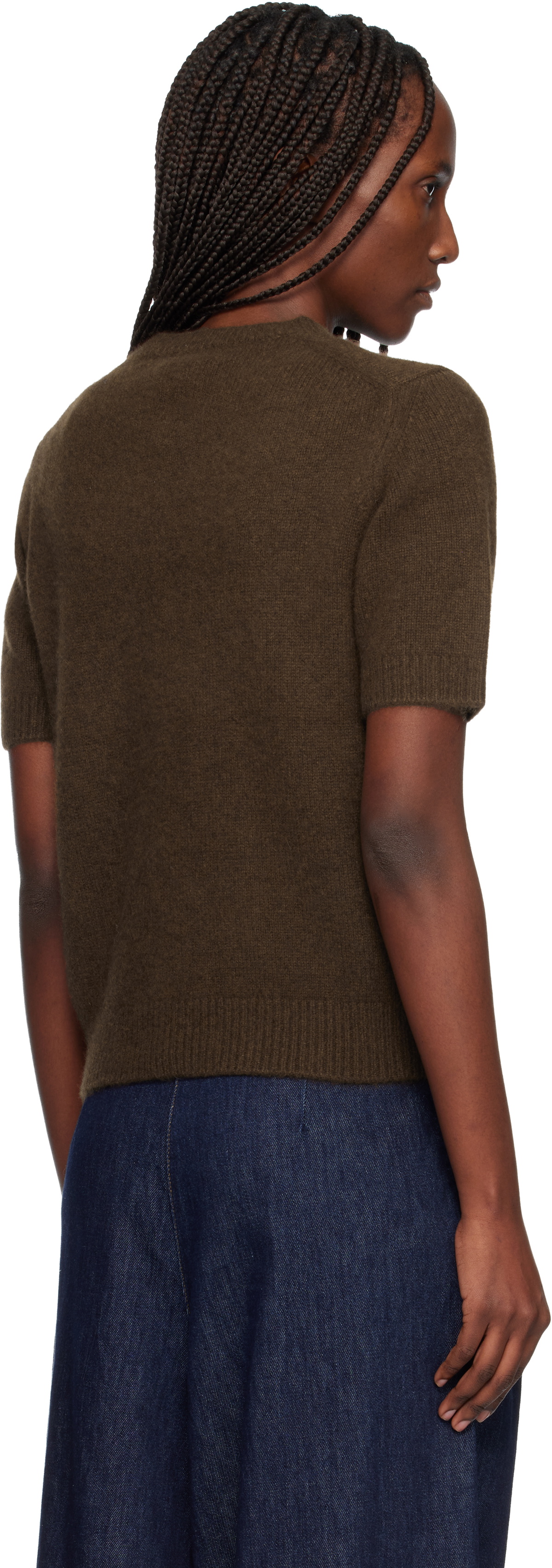 arch4 Brown Giselle Crewneck Sweater