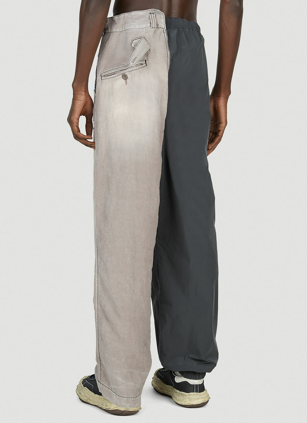 Maison Mihara Yasuhiro - Combined Easy Pants in Grey Maison MIHARA YASUHIRO