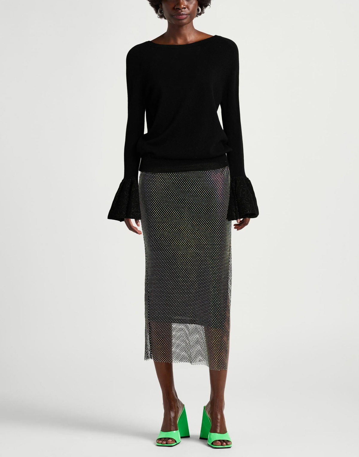 Chiara Boni La Petite Robe Womens Sweater in Black