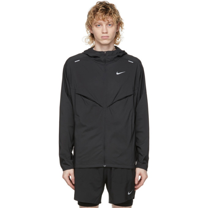 Sloppenwijk Retoucheren gemakkelijk Nike Black Packable Windrunner Jacket Nike