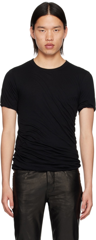 Photo: Rick Owens Black Porterville Double T-Shirt