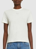 GUCCI - Cotton Jersey T-shirt W/ Embroidery