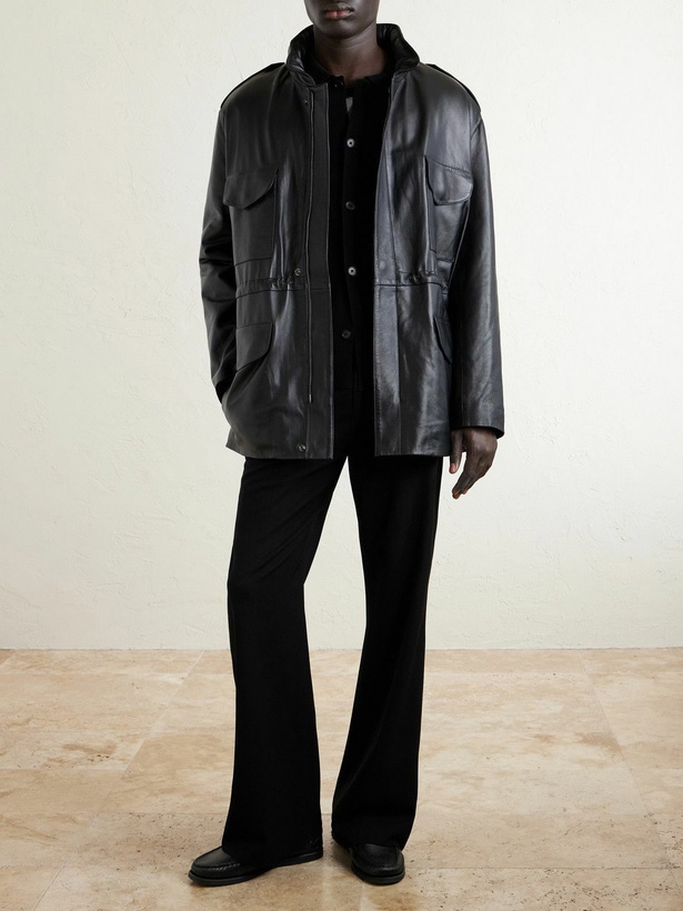 Photo: Nili Lotan - Liri Leather Jacket - Black